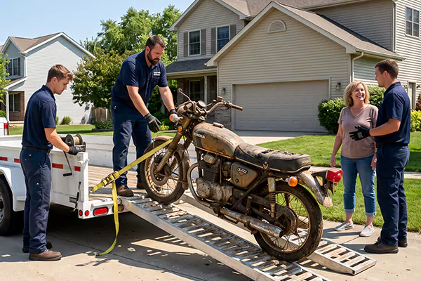 Junk Motorcycle Removal in San Antonio, TX