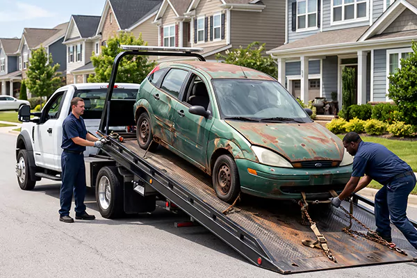 No Title Junk Car Removal in San Antonio, TX