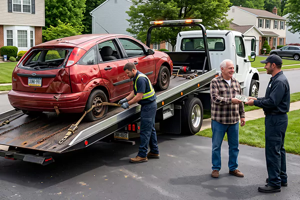 Salvage Car Pick Up in San Antonio, TX