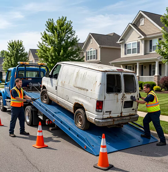 Trusted junk van removal service in San Antonio, TX
