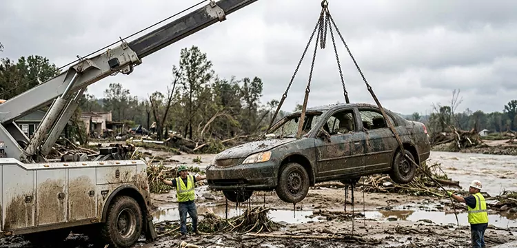 Flood Damaged Car Removal for Cash in San Antonio